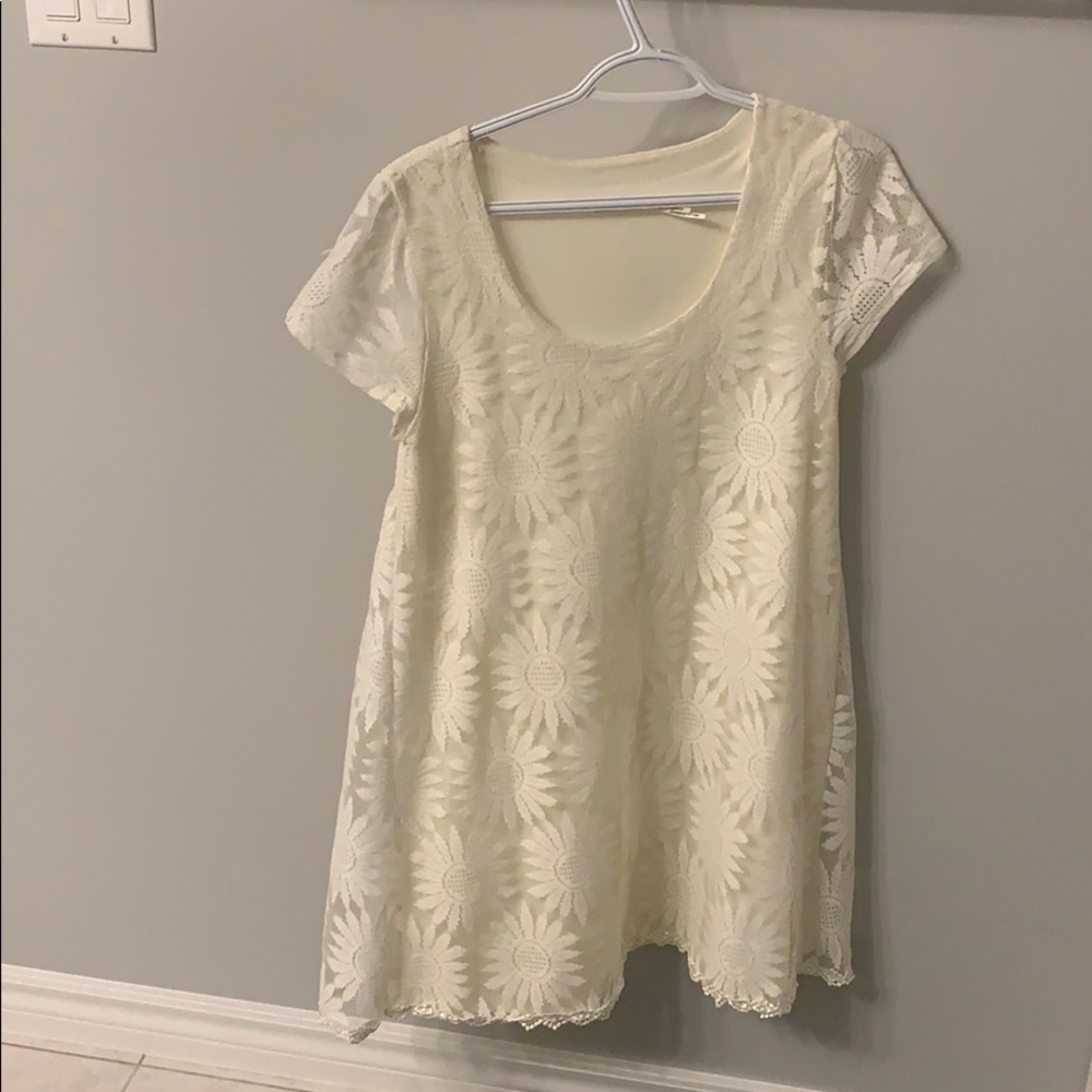 White lace dress. size M from Urban Outfitters
